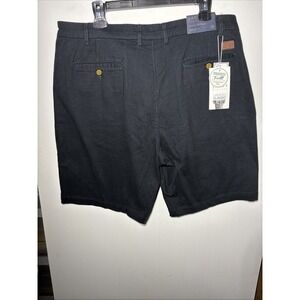 NWT New Jachs NY Men's Quality Stretch Twill Extra Soft Black  9" Bleeker Shorts